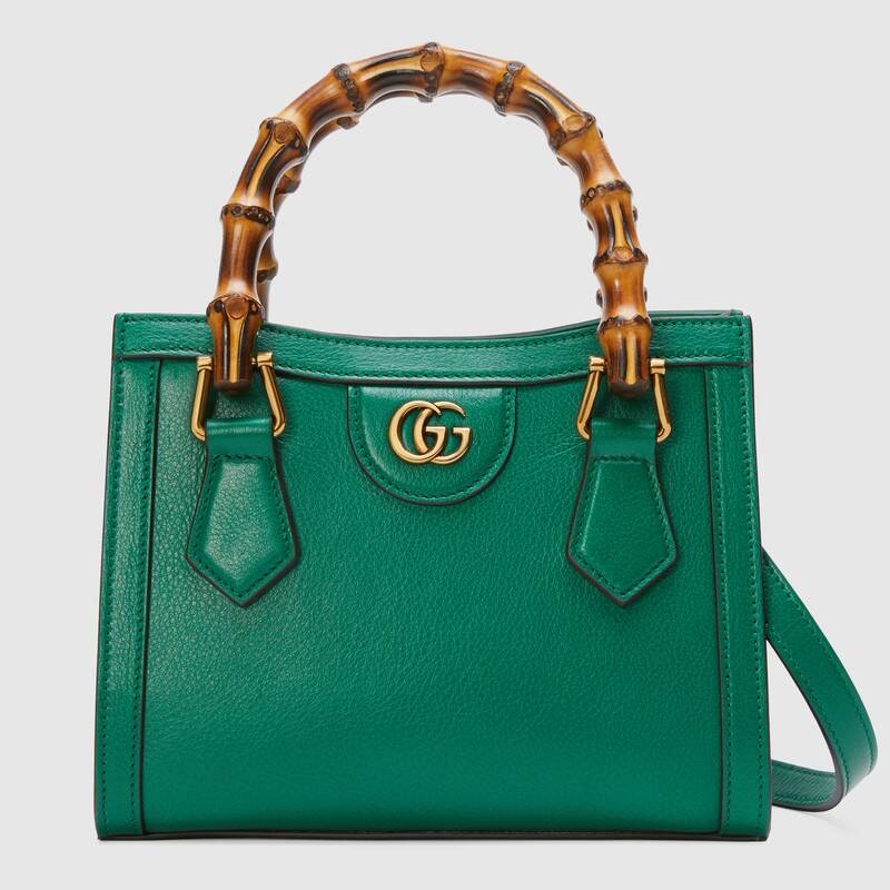 Gucci Diana Mini Tote Bag Shoulder Bag 655661 Green